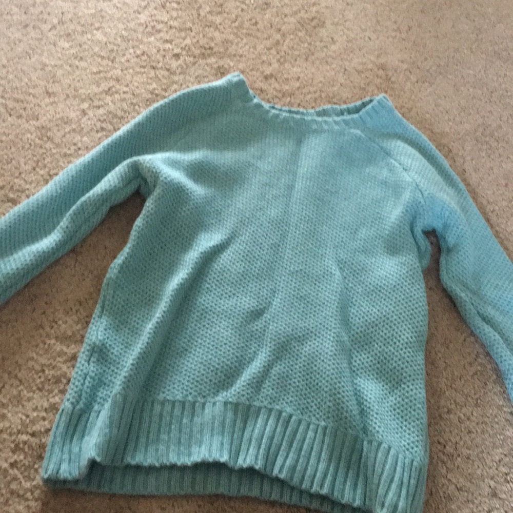 Turquoise sweater